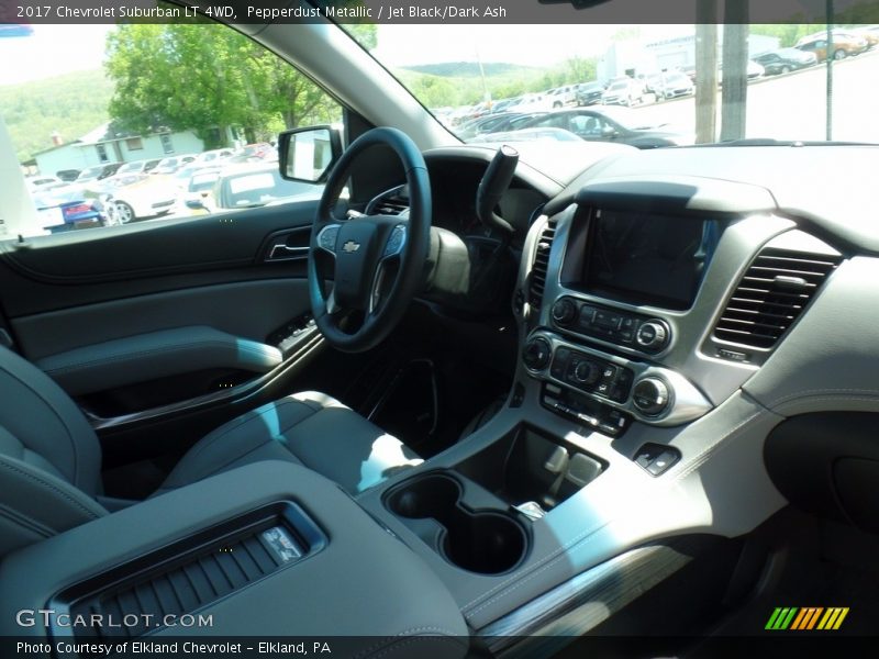 Pepperdust Metallic / Jet Black/Dark Ash 2017 Chevrolet Suburban LT 4WD