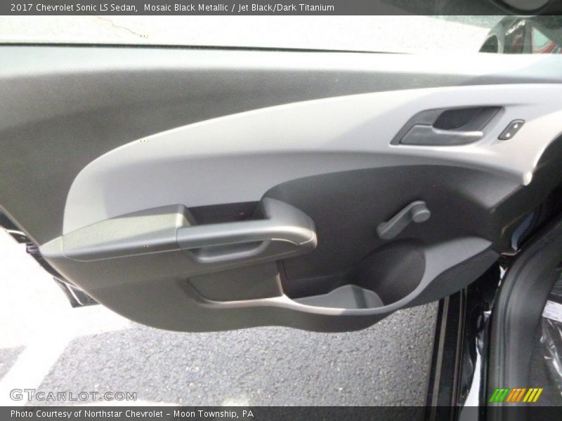 Mosaic Black Metallic / Jet Black/Dark Titanium 2017 Chevrolet Sonic LS Sedan