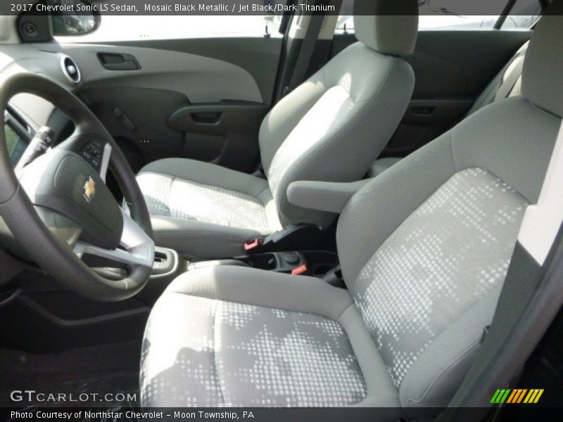 Mosaic Black Metallic / Jet Black/Dark Titanium 2017 Chevrolet Sonic LS Sedan