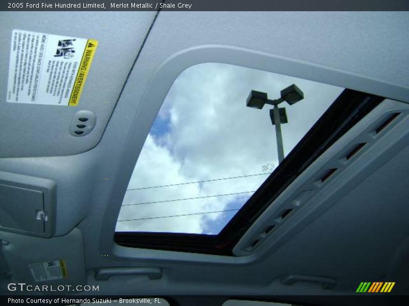 Merlot Metallic / Shale Grey 2005 Ford Five Hundred Limited