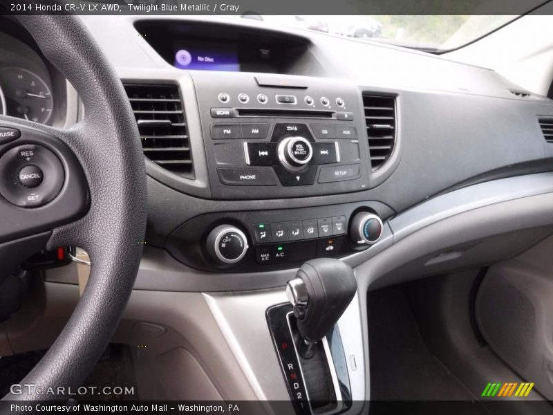 Twilight Blue Metallic / Gray 2014 Honda CR-V LX AWD