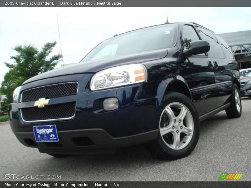 Dark Blue Metallic / Neutral Beige 2005 Chevrolet Uplander LT