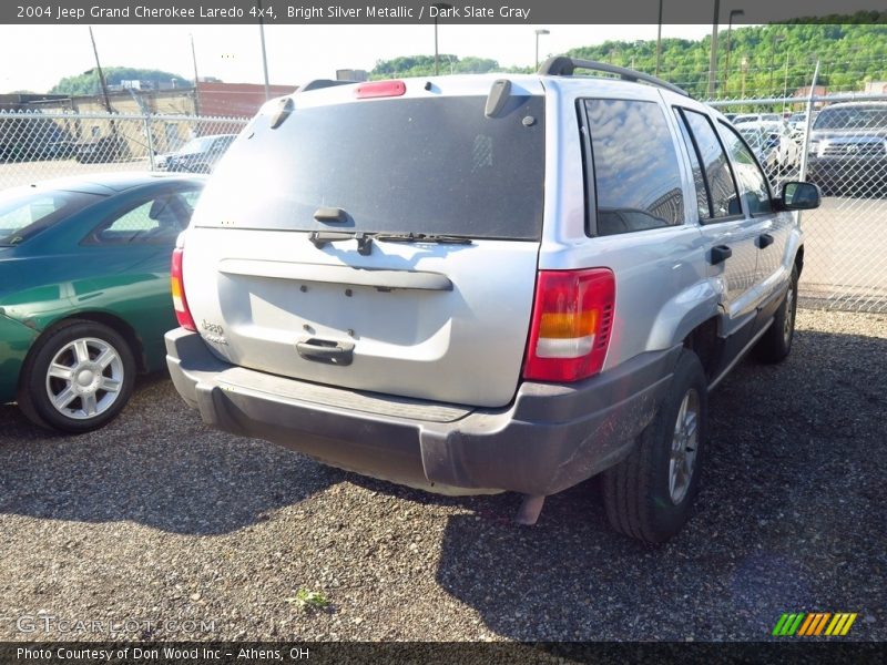 Bright Silver Metallic / Dark Slate Gray 2004 Jeep Grand Cherokee Laredo 4x4