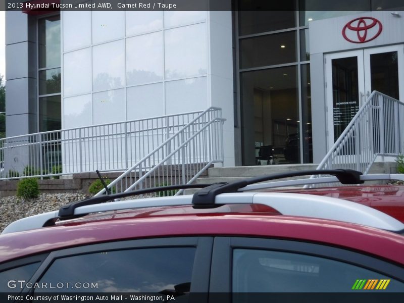 Garnet Red / Taupe 2013 Hyundai Tucson Limited AWD