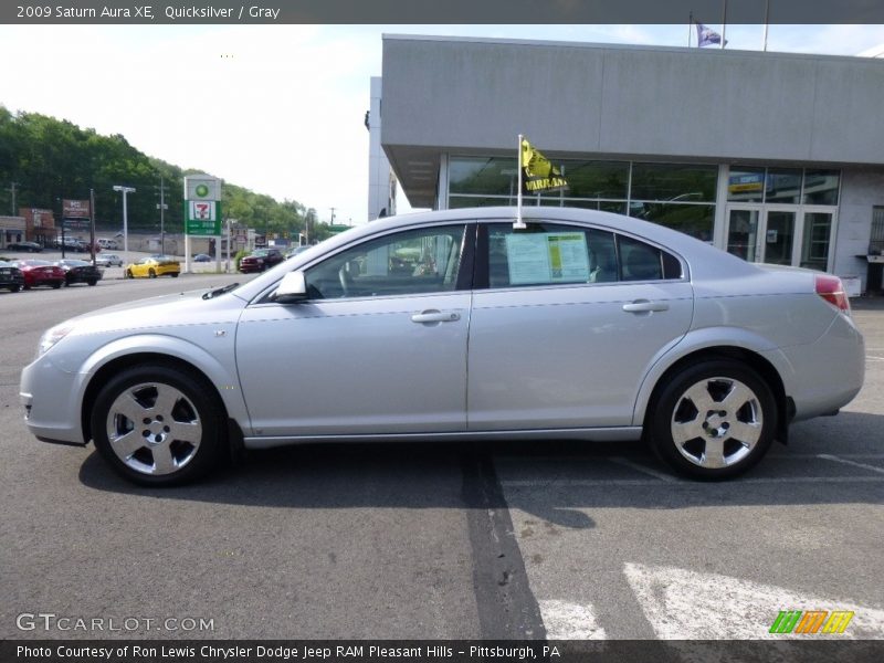 Quicksilver / Gray 2009 Saturn Aura XE