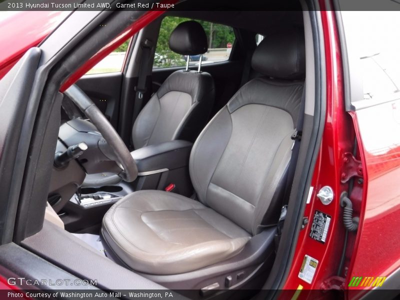 Garnet Red / Taupe 2013 Hyundai Tucson Limited AWD