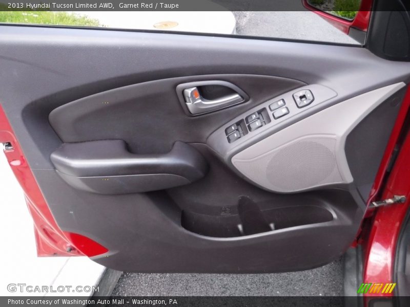 Garnet Red / Taupe 2013 Hyundai Tucson Limited AWD