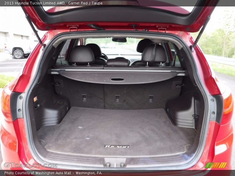 Garnet Red / Taupe 2013 Hyundai Tucson Limited AWD