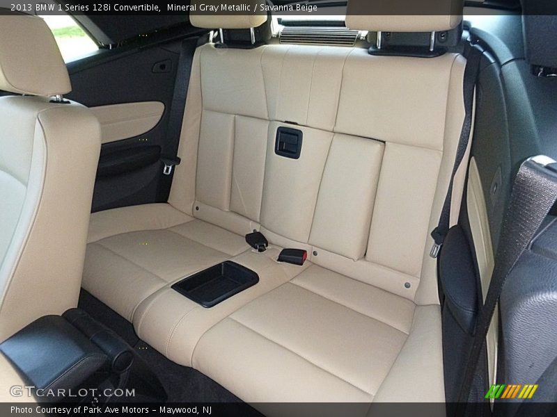 Mineral Gray Metallic / Savanna Beige 2013 BMW 1 Series 128i Convertible