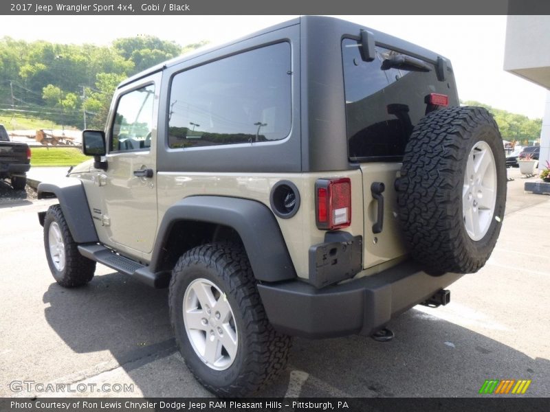 Gobi / Black 2017 Jeep Wrangler Sport 4x4