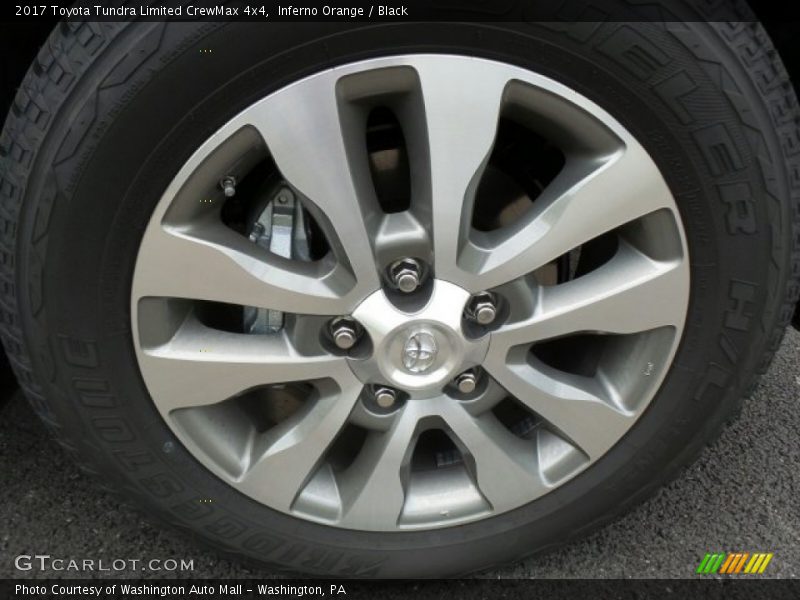 Inferno Orange / Black 2017 Toyota Tundra Limited CrewMax 4x4