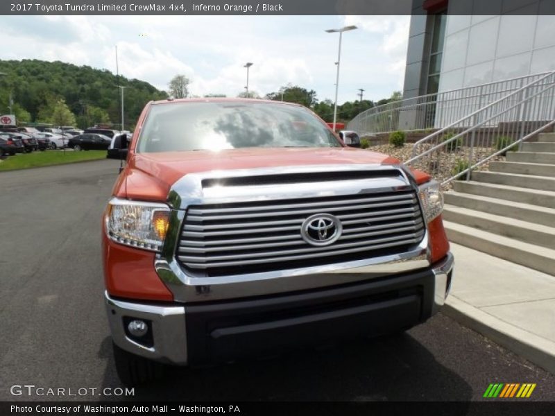 Inferno Orange / Black 2017 Toyota Tundra Limited CrewMax 4x4