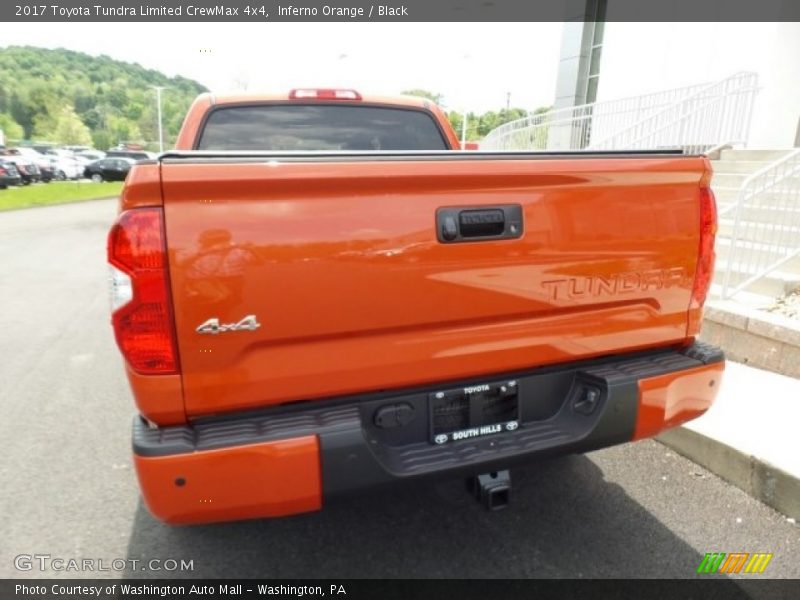 Inferno Orange / Black 2017 Toyota Tundra Limited CrewMax 4x4