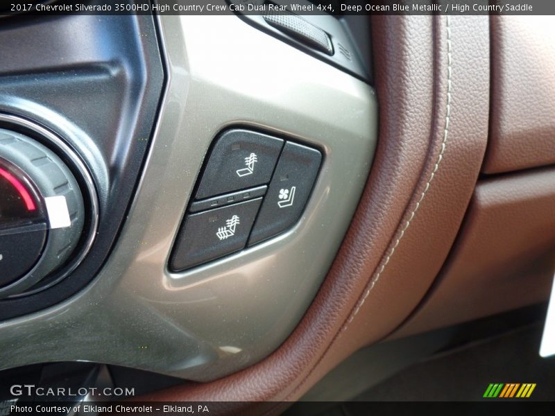 Controls of 2017 Silverado 3500HD High Country Crew Cab Dual Rear Wheel 4x4