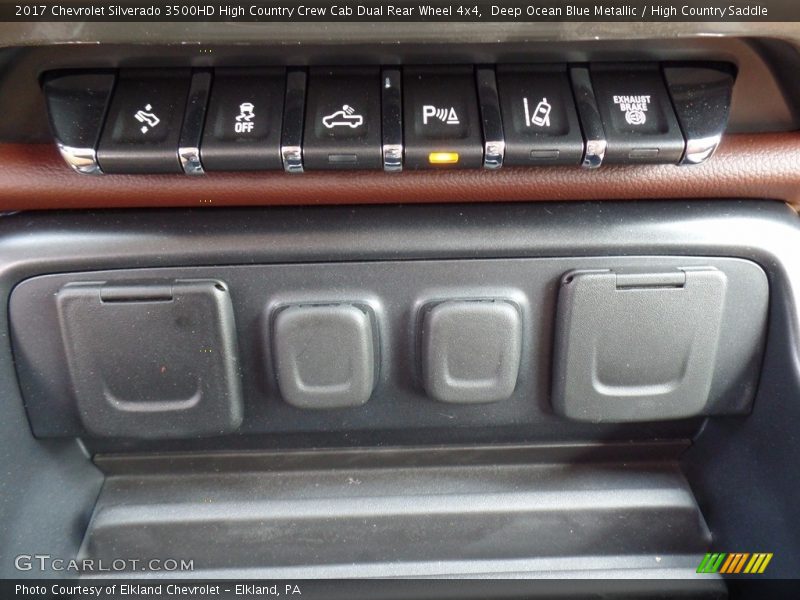 Controls of 2017 Silverado 3500HD High Country Crew Cab Dual Rear Wheel 4x4