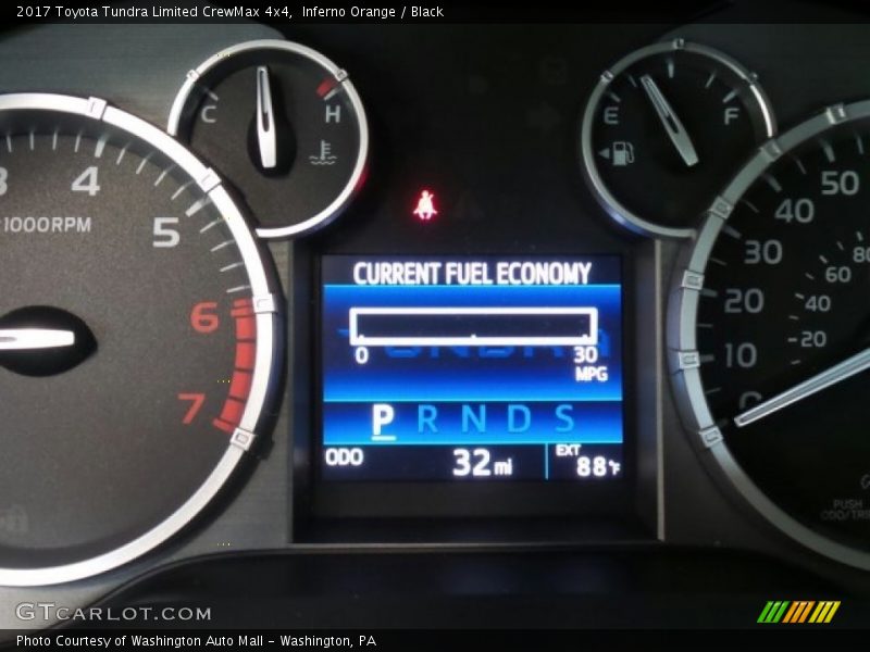 Inferno Orange / Black 2017 Toyota Tundra Limited CrewMax 4x4
