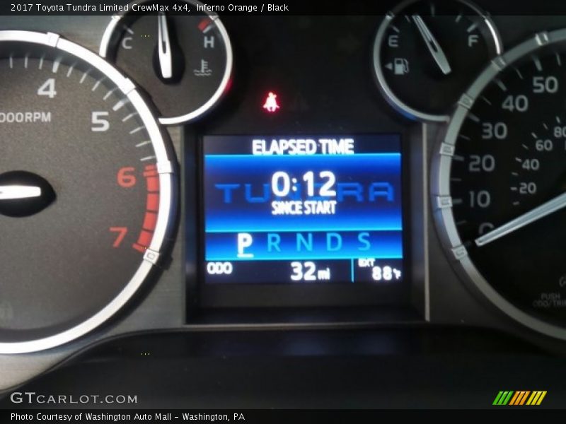 Inferno Orange / Black 2017 Toyota Tundra Limited CrewMax 4x4