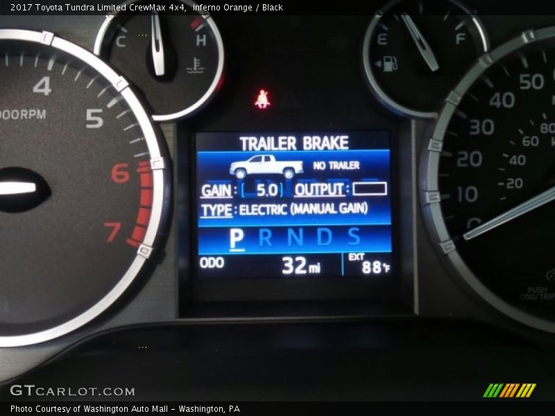 Inferno Orange / Black 2017 Toyota Tundra Limited CrewMax 4x4