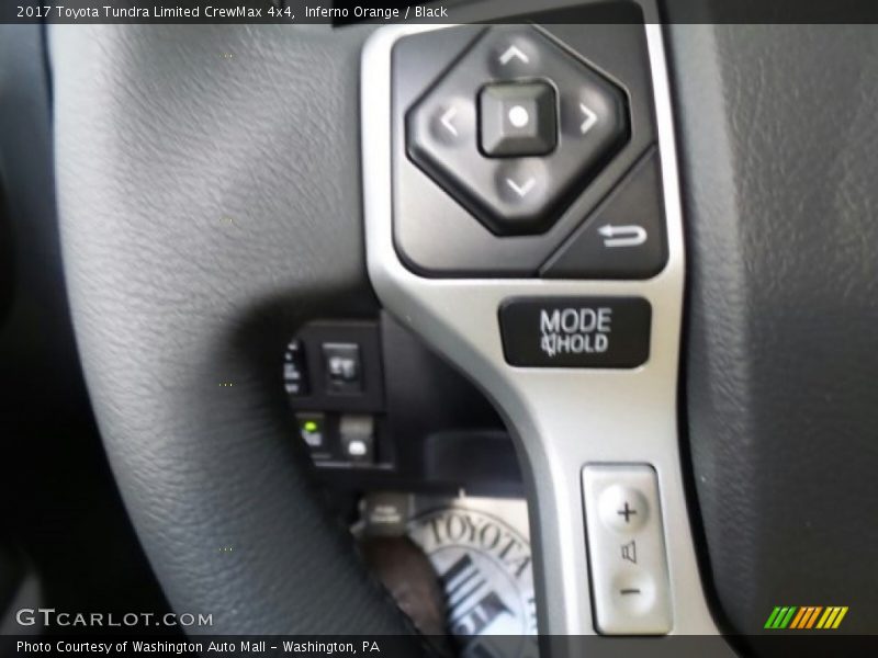Inferno Orange / Black 2017 Toyota Tundra Limited CrewMax 4x4