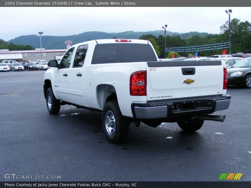 Summit White / Ebony 2009 Chevrolet Silverado 2500HD LT Crew Cab