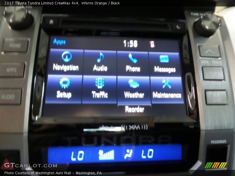 Inferno Orange / Black 2017 Toyota Tundra Limited CrewMax 4x4
