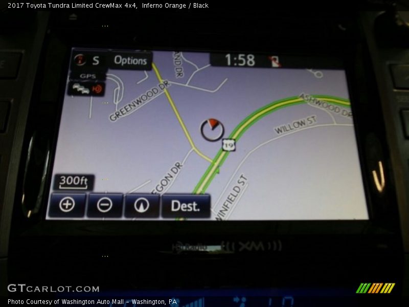 Inferno Orange / Black 2017 Toyota Tundra Limited CrewMax 4x4