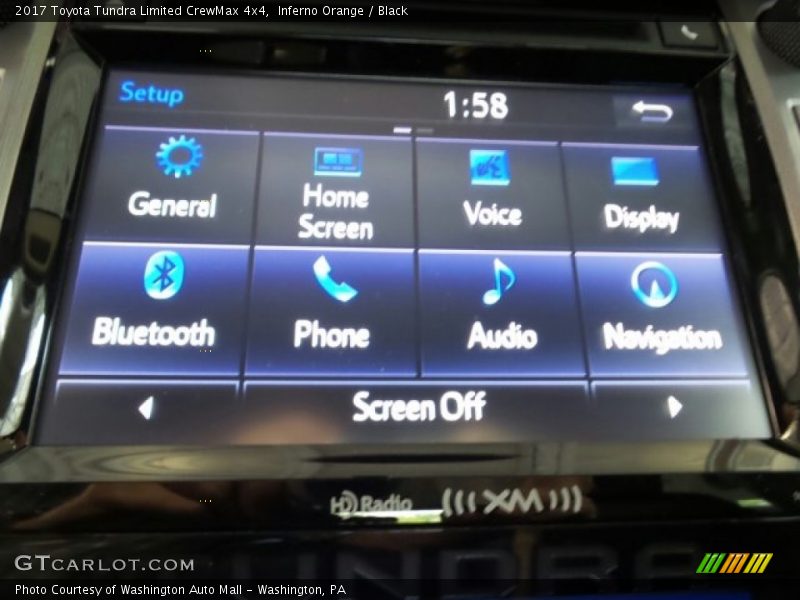 Inferno Orange / Black 2017 Toyota Tundra Limited CrewMax 4x4