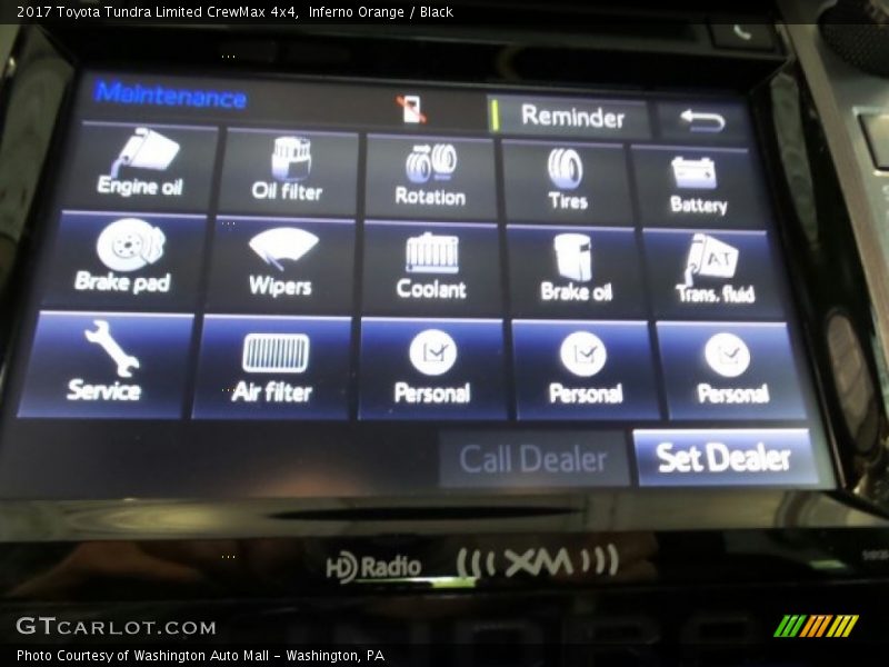 Inferno Orange / Black 2017 Toyota Tundra Limited CrewMax 4x4