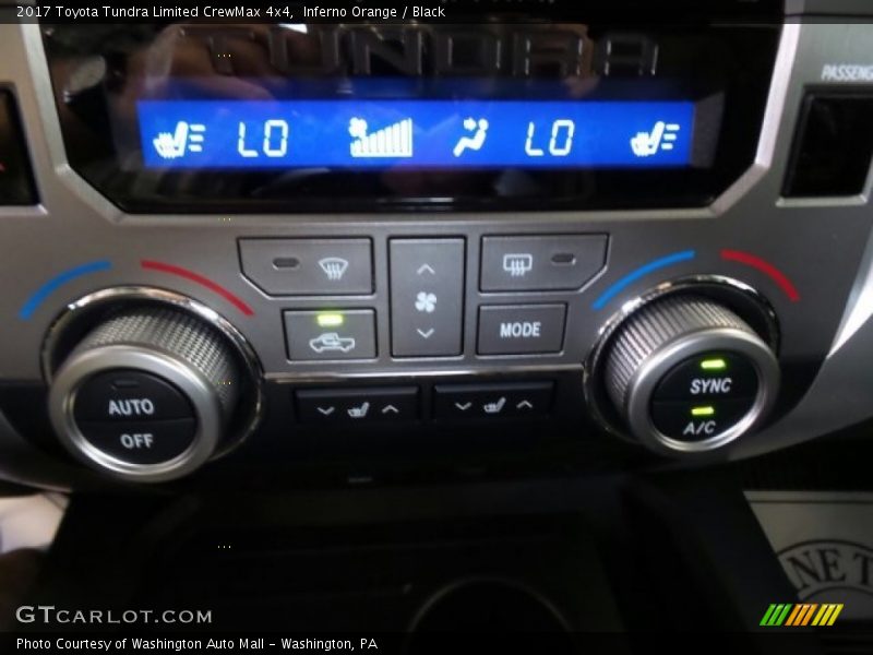 Inferno Orange / Black 2017 Toyota Tundra Limited CrewMax 4x4