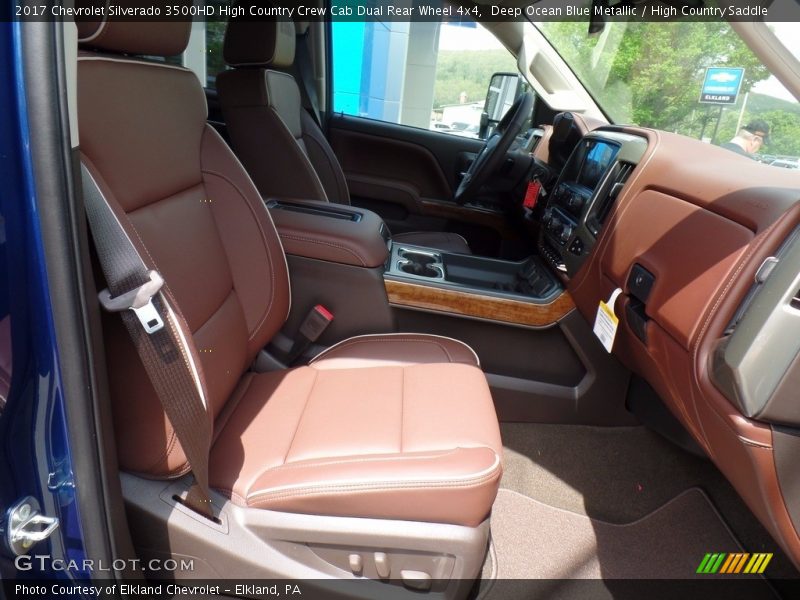Front Seat of 2017 Silverado 3500HD High Country Crew Cab Dual Rear Wheel 4x4