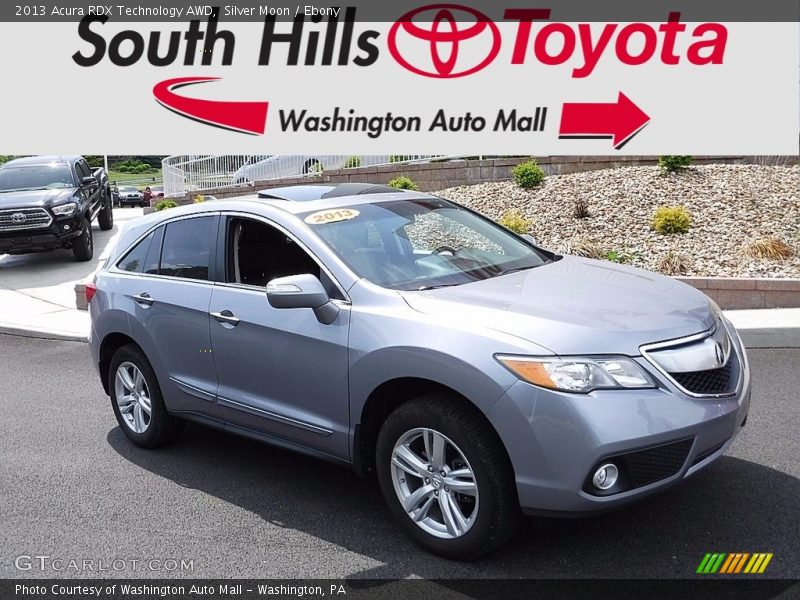 Silver Moon / Ebony 2013 Acura RDX Technology AWD