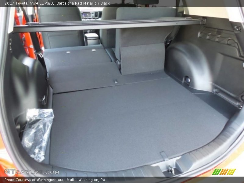 Barcelona Red Metallic / Black 2017 Toyota RAV4 LE AWD