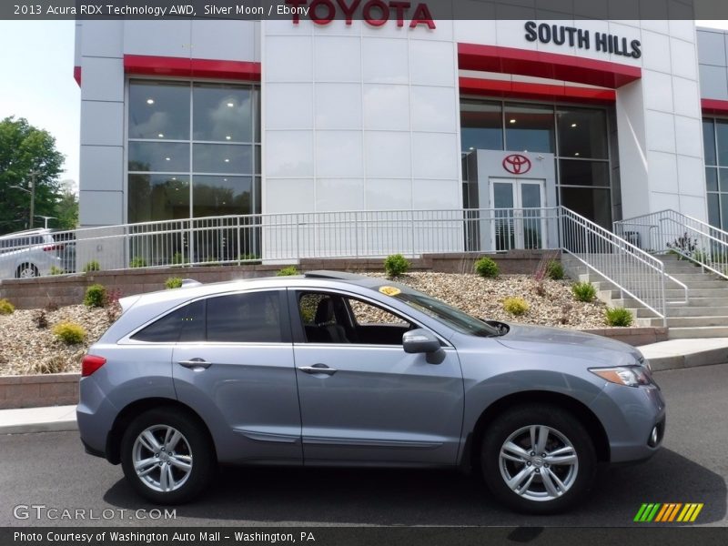 Silver Moon / Ebony 2013 Acura RDX Technology AWD