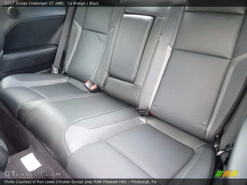 Go Mango / Black 2017 Dodge Challenger GT AWD