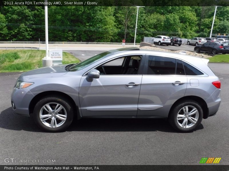 Silver Moon / Ebony 2013 Acura RDX Technology AWD