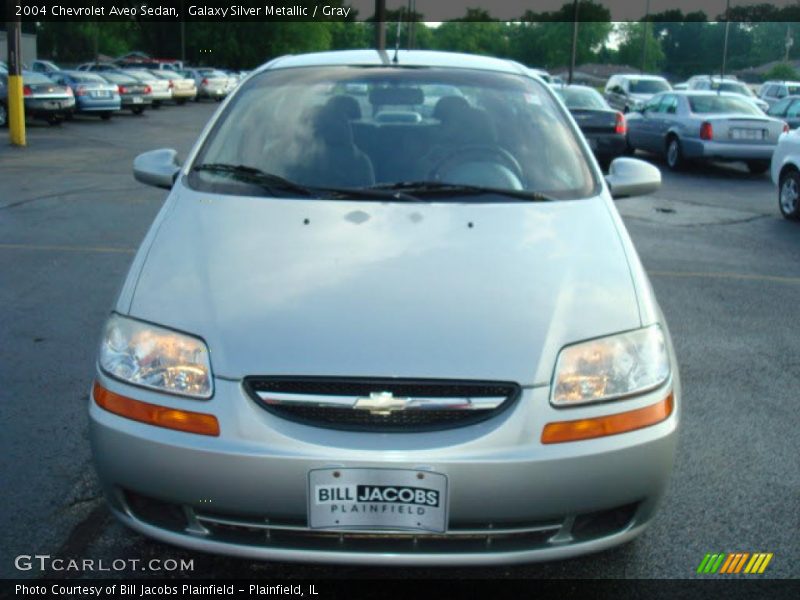 Galaxy Silver Metallic / Gray 2004 Chevrolet Aveo Sedan