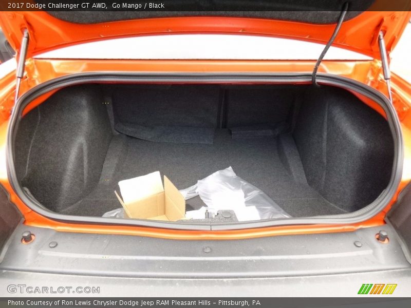 Go Mango / Black 2017 Dodge Challenger GT AWD