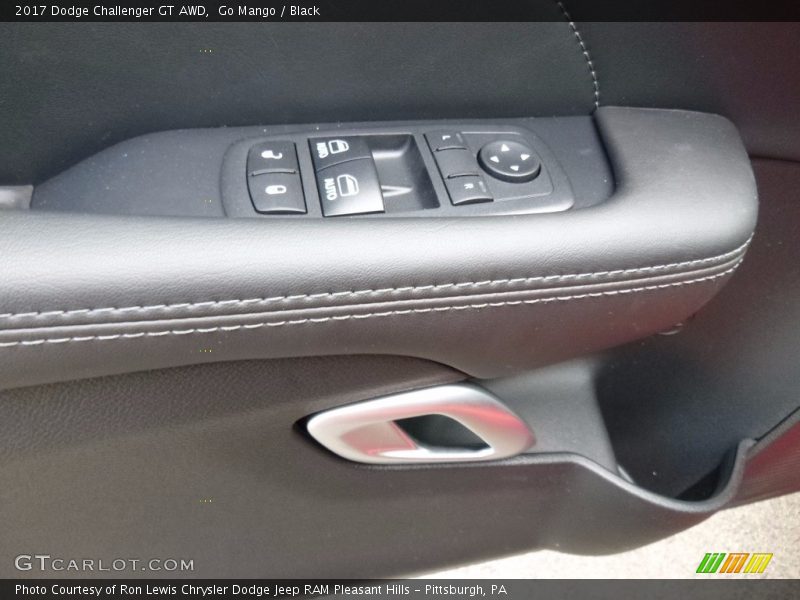 Go Mango / Black 2017 Dodge Challenger GT AWD