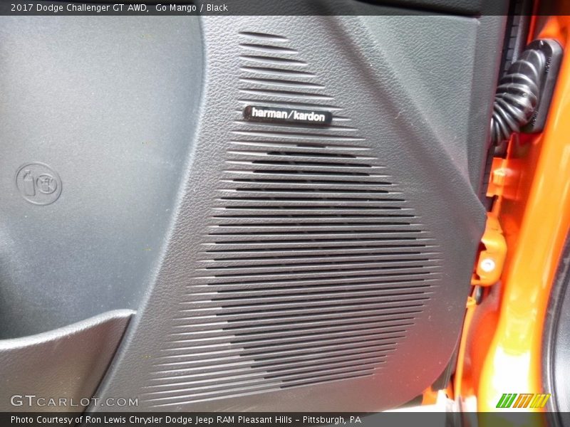 Go Mango / Black 2017 Dodge Challenger GT AWD