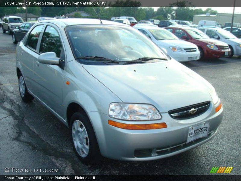 Galaxy Silver Metallic / Gray 2004 Chevrolet Aveo Sedan