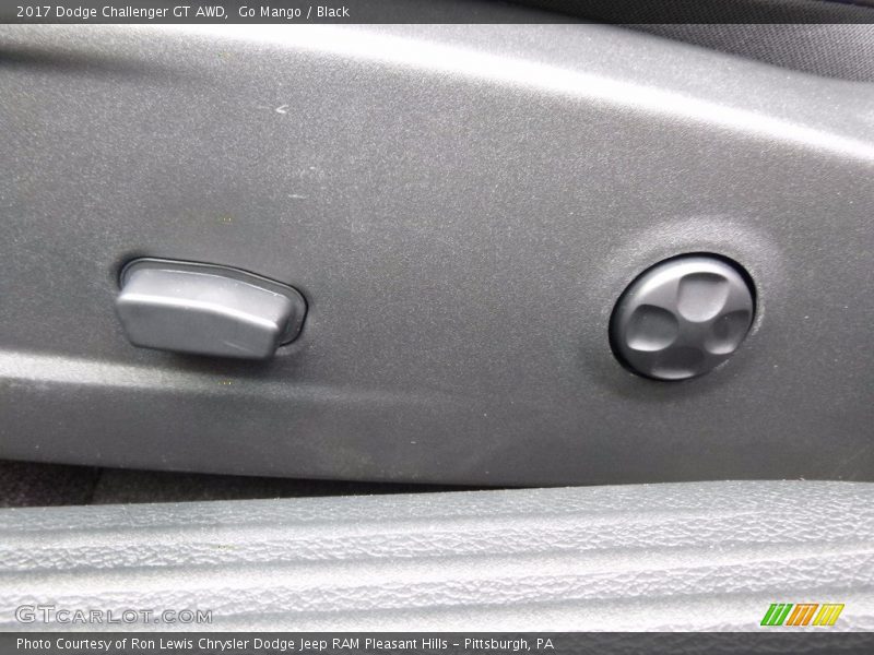 Go Mango / Black 2017 Dodge Challenger GT AWD