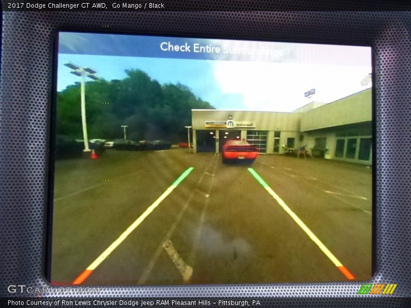 Go Mango / Black 2017 Dodge Challenger GT AWD