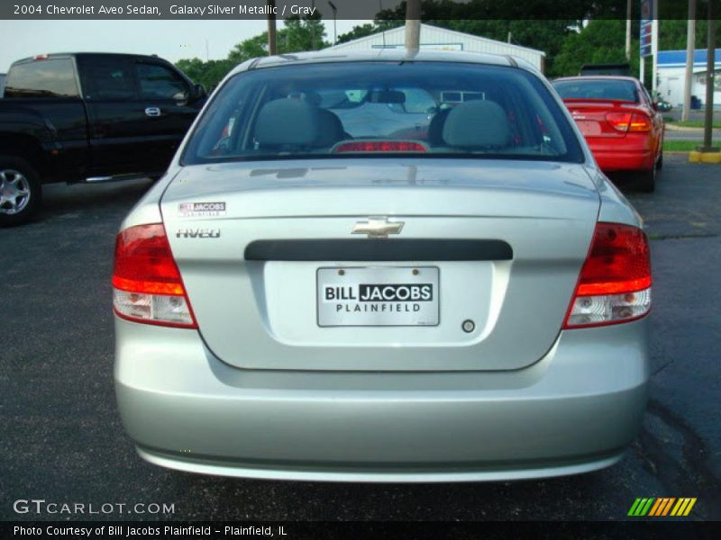 Galaxy Silver Metallic / Gray 2004 Chevrolet Aveo Sedan