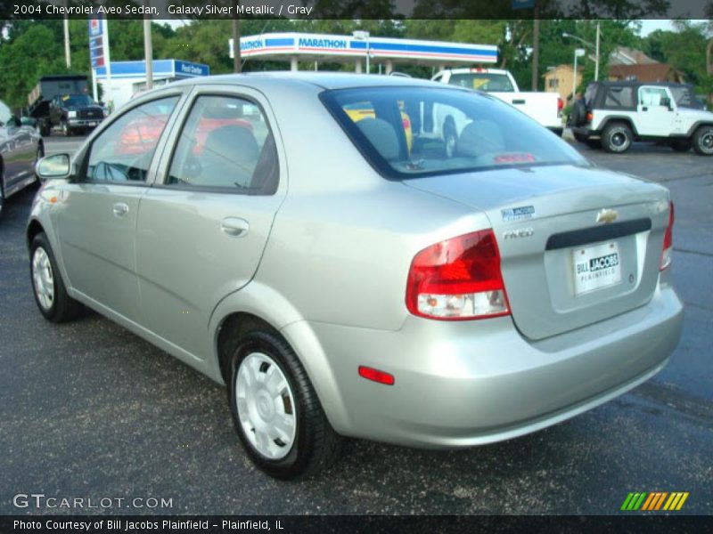 Galaxy Silver Metallic / Gray 2004 Chevrolet Aveo Sedan
