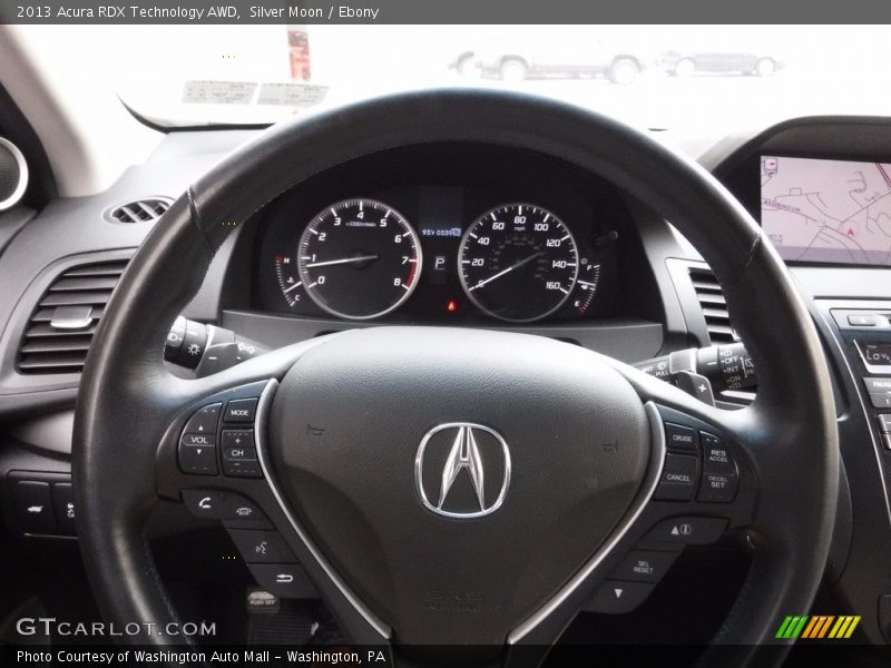 Silver Moon / Ebony 2013 Acura RDX Technology AWD