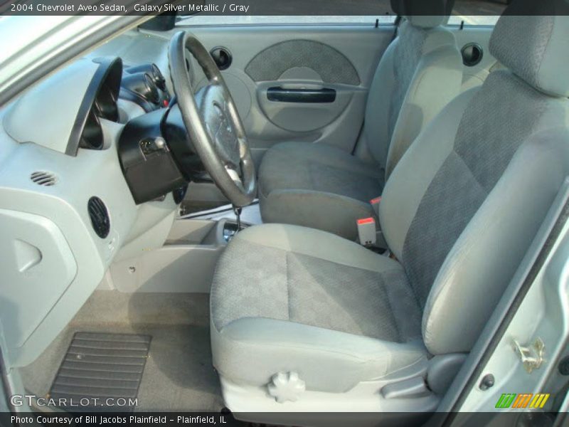 Galaxy Silver Metallic / Gray 2004 Chevrolet Aveo Sedan