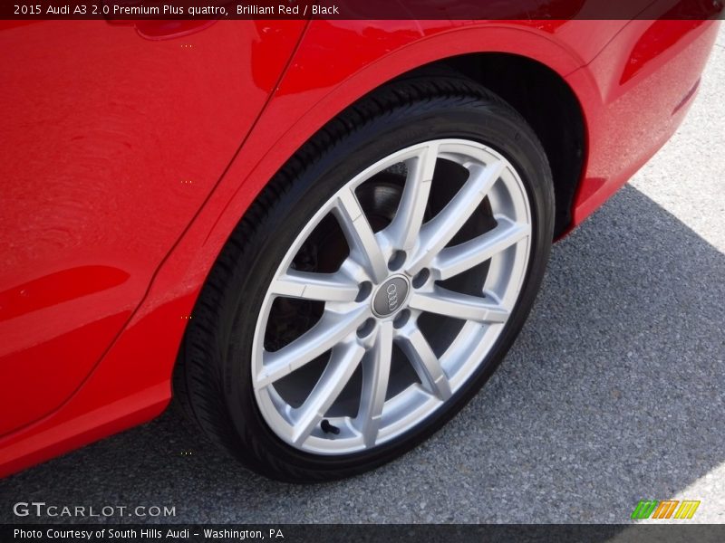 Brilliant Red / Black 2015 Audi A3 2.0 Premium Plus quattro