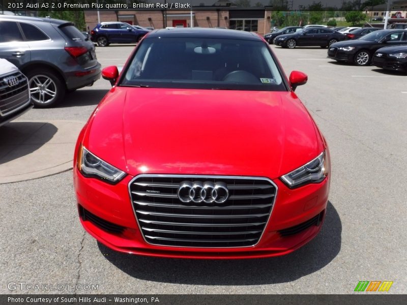 Brilliant Red / Black 2015 Audi A3 2.0 Premium Plus quattro
