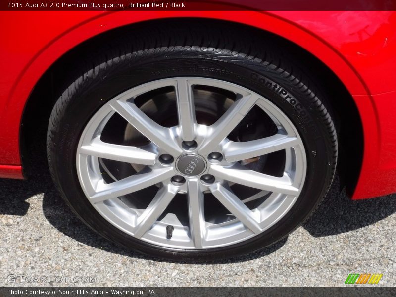 Brilliant Red / Black 2015 Audi A3 2.0 Premium Plus quattro