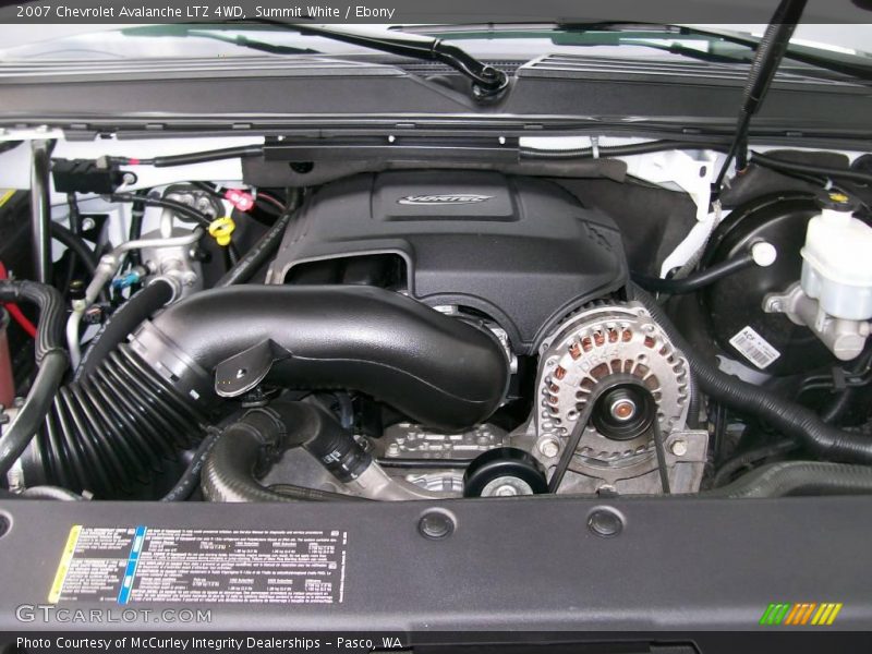 Summit White / Ebony 2007 Chevrolet Avalanche LTZ 4WD